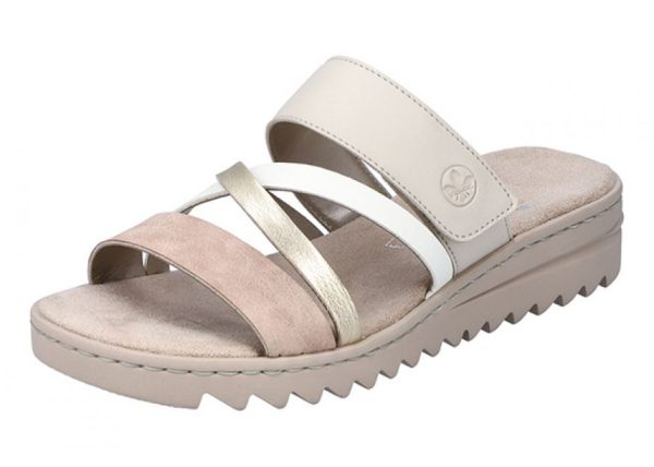 Køb Rieker - Sandal - 44-0305 - Beige/guld - 41 online billigt tilbud rabat legetøj