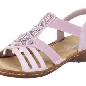 Køb Rieker - sandal - 42-0699 - Rosa - 40 online billigt tilbud rabat legetøj