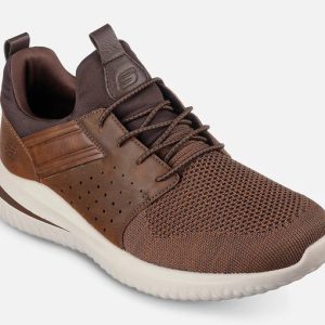 Køb Skechers - Mens Delson 3.0 - Cicada - 76-1002 - Brun - 44 online billigt tilbud rabat legetøj