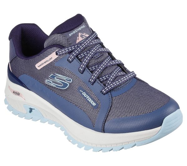 Køb Skechers - Womans Arch Fit Discover - 76-0860 - Blå / Lilla - 37 online billigt tilbud rabat legetøj